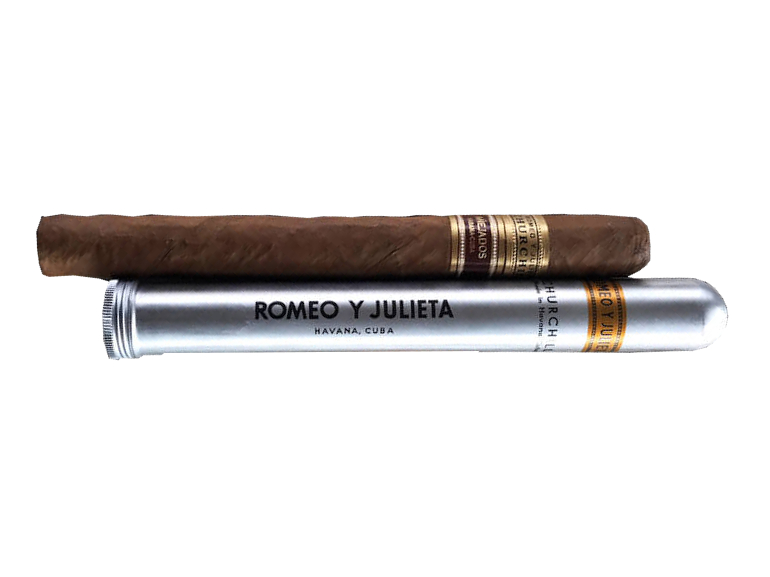 Romeo y Julieta Churchill Anejados Tubos Cigar - 1 Single