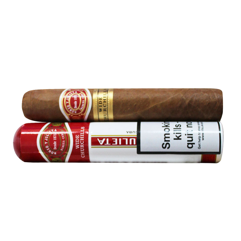 Romeo y Julieta Wide Churchill Tubed Cigar - 1 Single