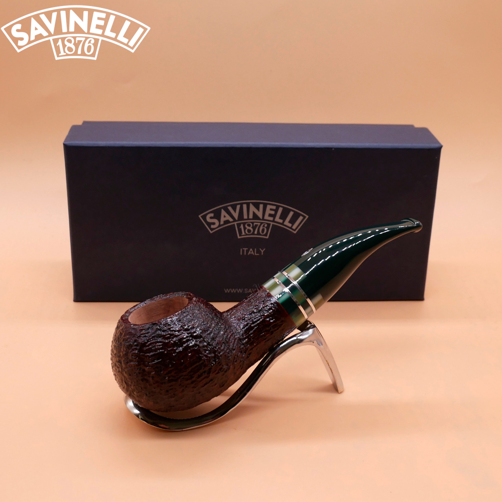 Savinelli Foresta 320 Rustic Brown 6mm Pipe (SAV1740)