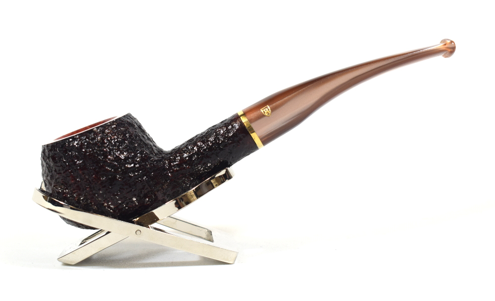 Savinelli Roma Lucite 315 Rustic KS 6mm Filter Fishtail Pipe (SAV499)