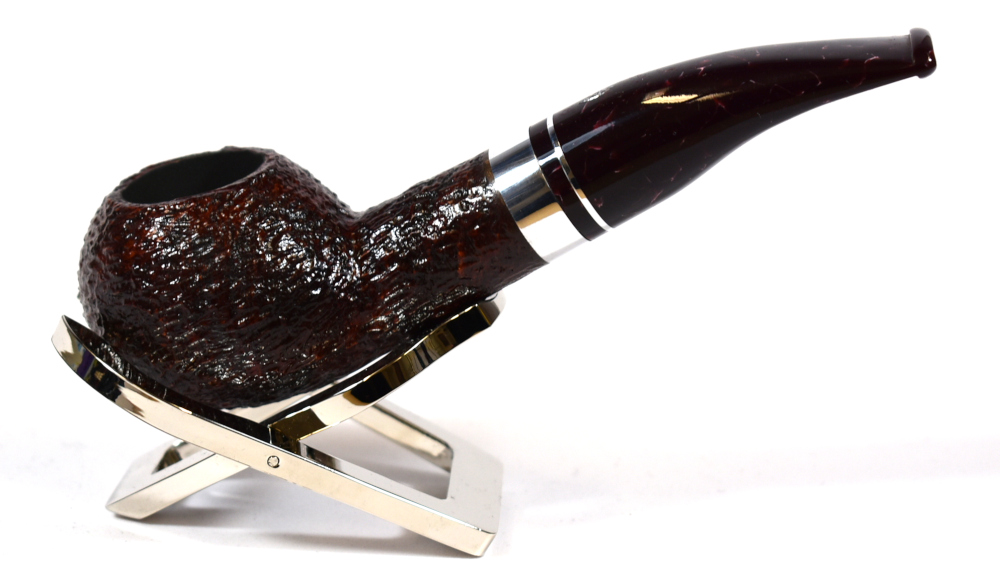 Savinelli Bacco 321 Rustic Dark Brown 6mm Fishtail Pipe (SAV696)