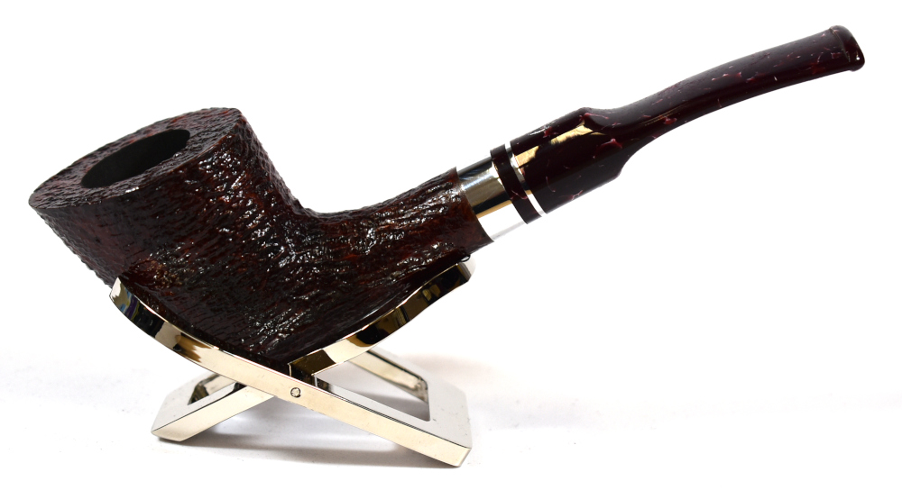 Savinelli Bacco 904 Rustic Dark Brown 6mm Fishtail Pipe (SAV699)