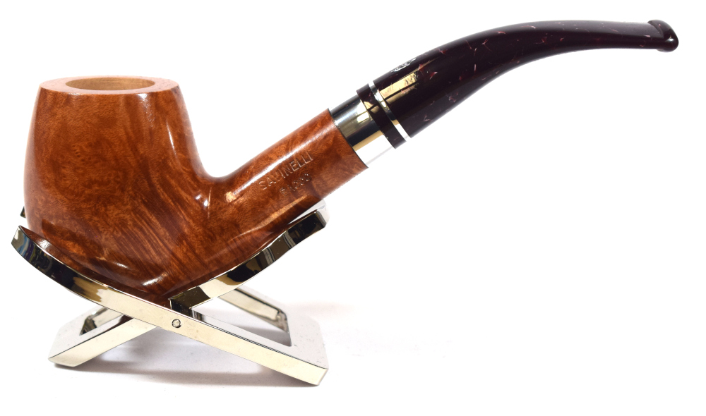 Savinelli Bacco 670 Smooth Natural 6mm Fishtail Pipe (SAV703)