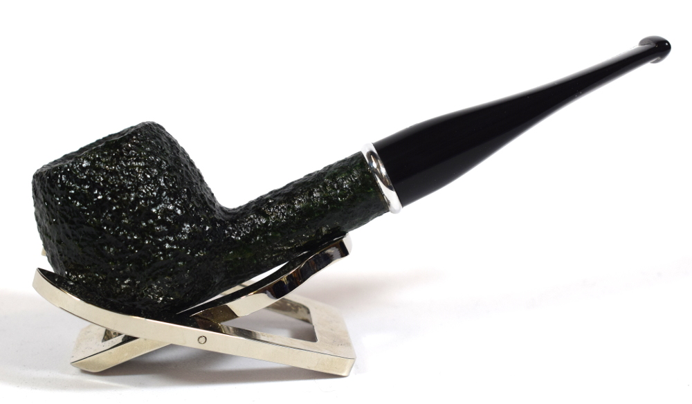 Savinelli Arcobaleno Green 207 Rustic Straight 9mm Filter Fishtail Pipe (SAV421)