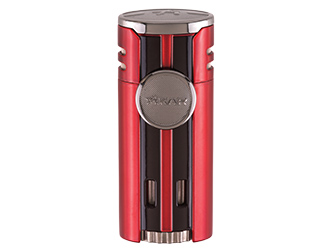 Xikar HP4 Quad Jet Cigar Lighter - Red