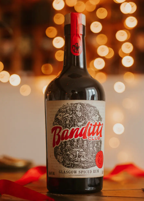 Banditti Club Glasgow Spiced Rum - 44% 50cl