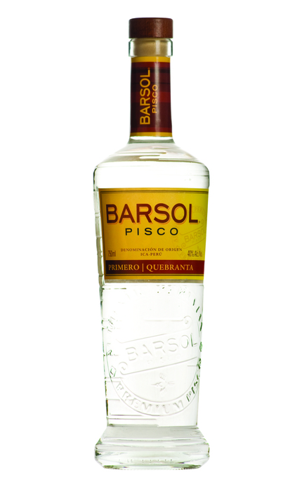 Barsol Pisco Primero Quebranta Pisco - 41.3% 70cl