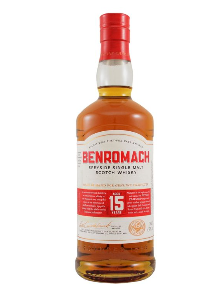 COSMETIC DEFECT - Benromach 15 Year Old - 43% 70cl