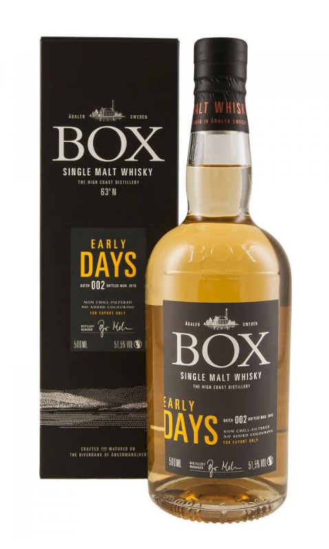 Box Early Days Batch 002 - 50cl 51.5%