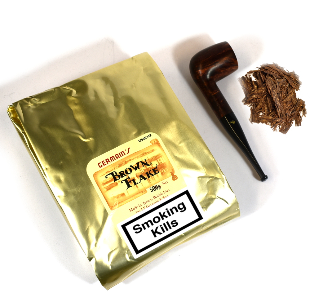 Germains Brown Flake Loose Pipe Tobacco 500g Bag