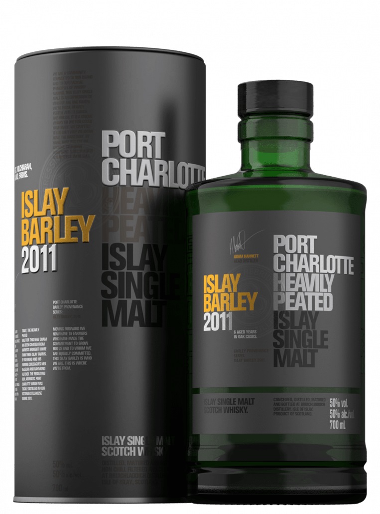 Bruichladdich Port Charlotte 2011 Heavily Peated Barley Whisky - 70cl 50%