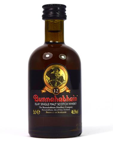 Bunnahabhain 12 Year Old Whisky Miniature - 5cl 46.3%