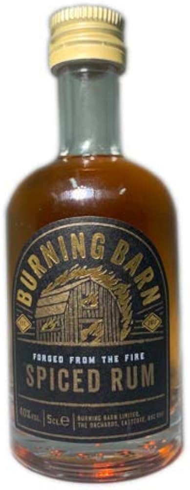 Burning Barn Spiced Rum Miniature - 40% 5cl