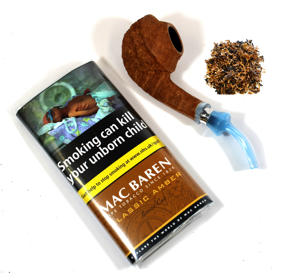 Mac Baren Classic Amber (Formerly Vanilla Toffee Cream) Pipe Tobacco 40g Pouch