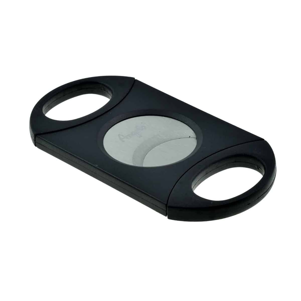 Angelo Black Plastic Cigar Cutter - 80 Ring Gauge