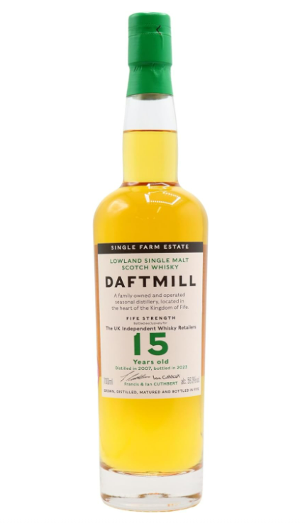 Daftmill 15 Year Old 2007 Fife Strength - 56.3% 70cl