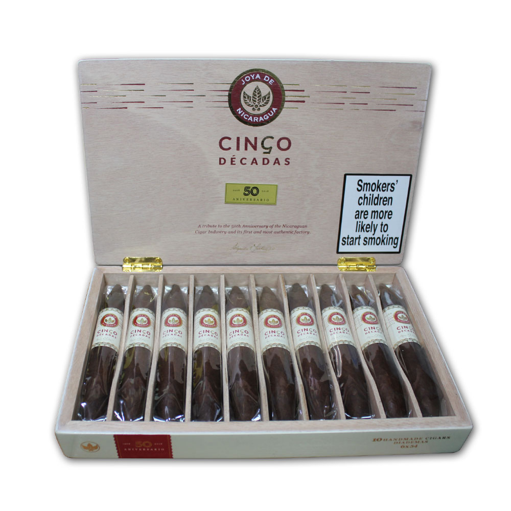 Joya De Nicaragua 50th Anniversary Cinco Decadas Diadema Cigar - Box of 10