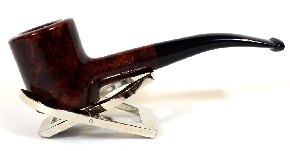 Alfred Dunhill - The White Spot Amber Root 5120 Group 5 Cherrywood Bent Pipe (DUN167)