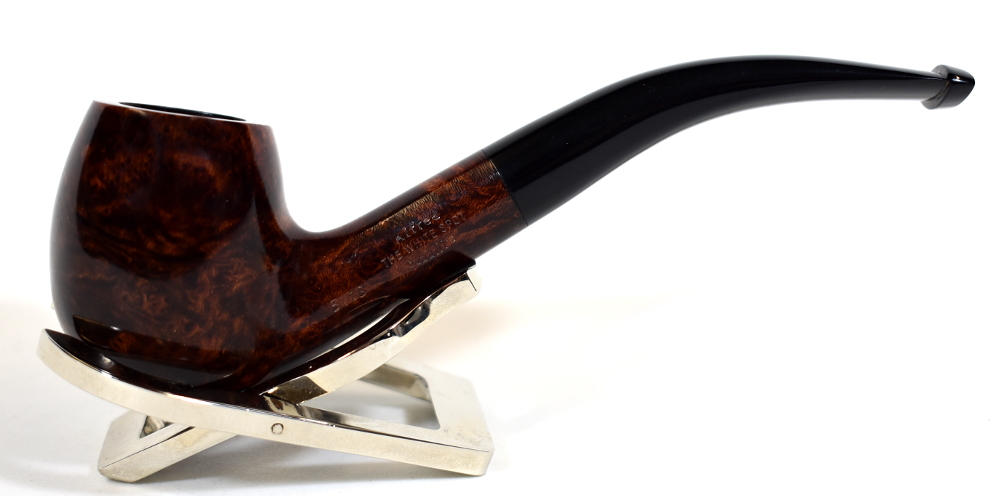 Alfred Dunhill - The White Spot Amber Root 5113 Group 5 Bent Apple Pipe (DUN175)