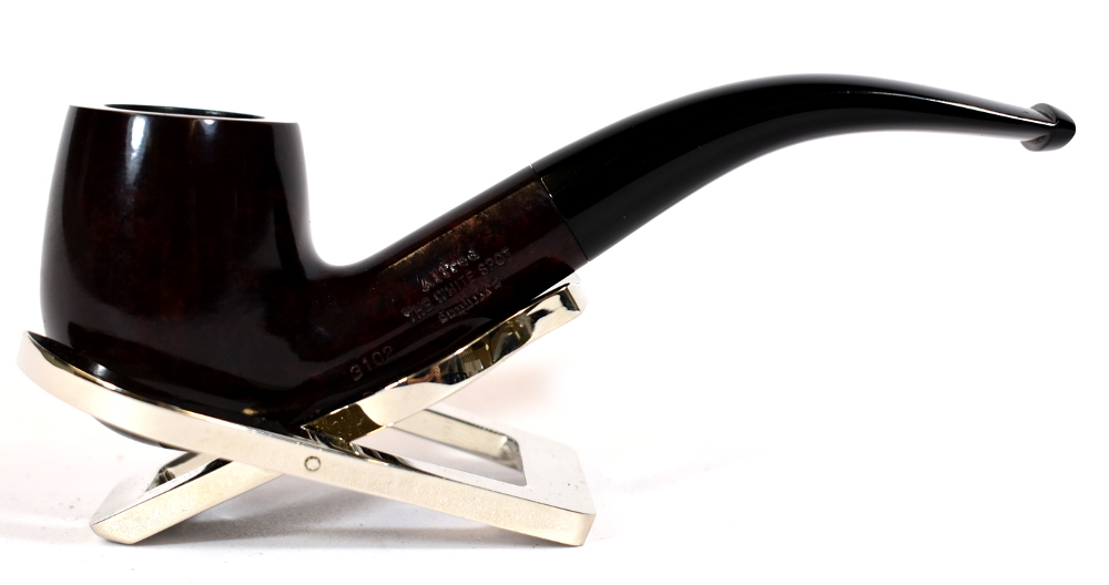 Alfred Dunhill - The White Spot Bruyere 3102 Group 3 Bent Pipe (DUN318)