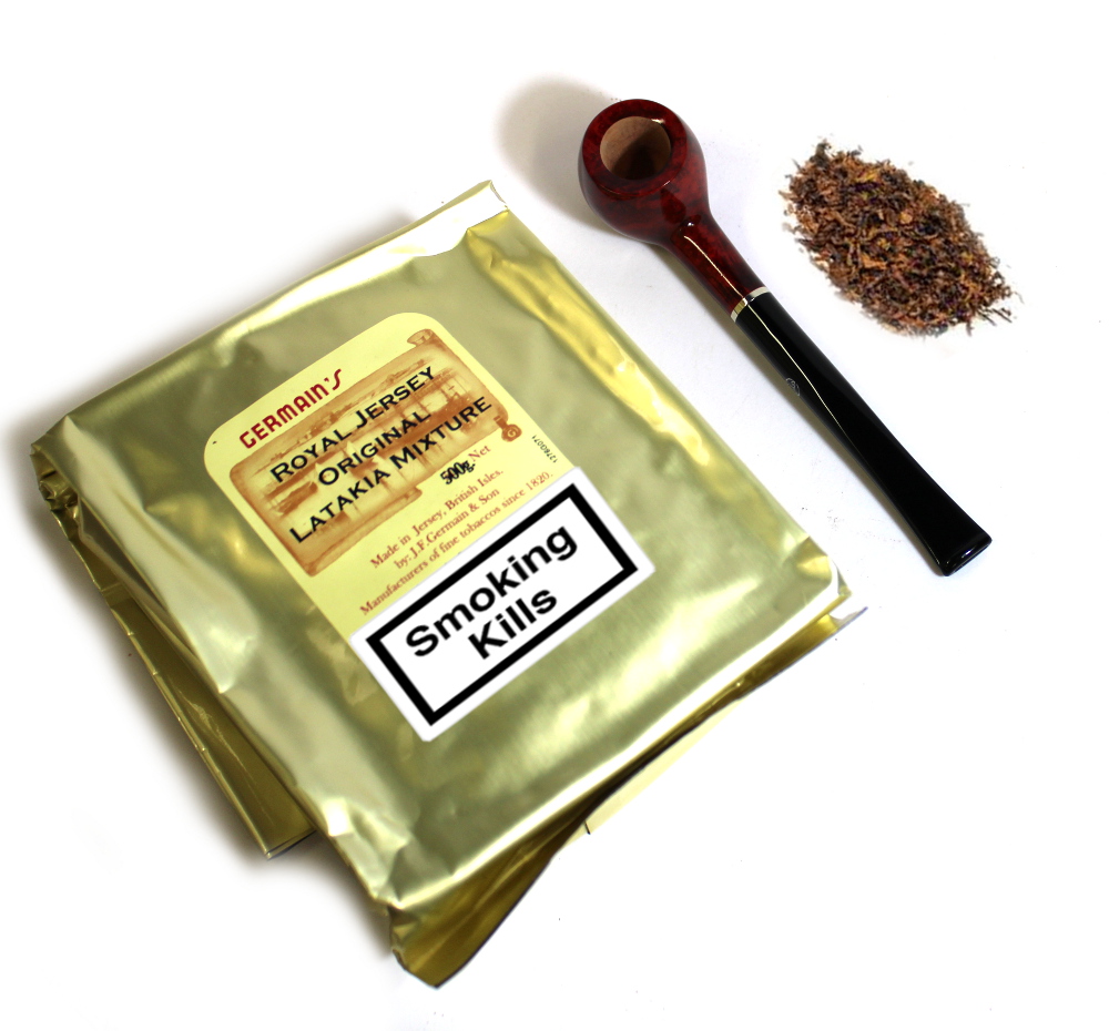 Germains Royal Jersey Original Latakia Mixture Pipe Tobacco 500g Bag