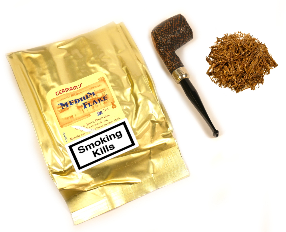 Germains Medium Flake Pipe Tobacco 500g Bag