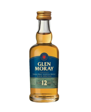 Glen Moray 12 Year Old Whisky Miniature - 40% 5cl