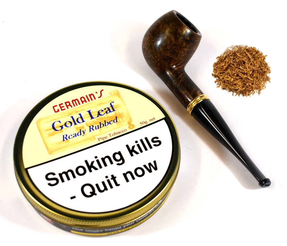 Germains Gold Leaf Ready Rubbed Pipe Tobacco 50g Tin