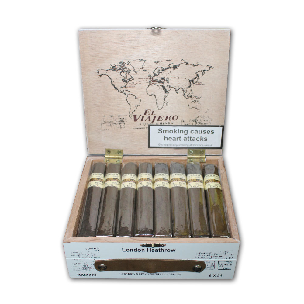 The Traveler London Heathrow Maduro Box Pressed Cigar - Box of 24 (End of Line)