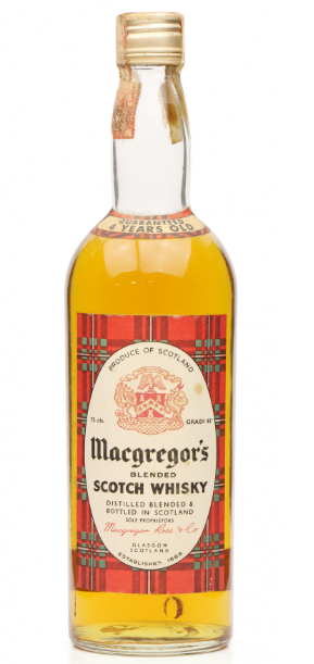 Macgregors Guaranteed 4 Year Old Blended Scotch Whisky - 75cl 40%