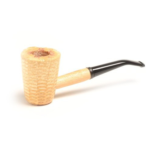 Corn Cob Mark Twain Bent Fishtail Pipe