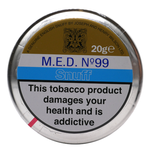 J & H Wilson - M.E.D No99 Snuff - Large Tin - 20g