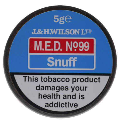 J & H Wilson ? M.E.D No99 Snuff ? Small Tin - 5g