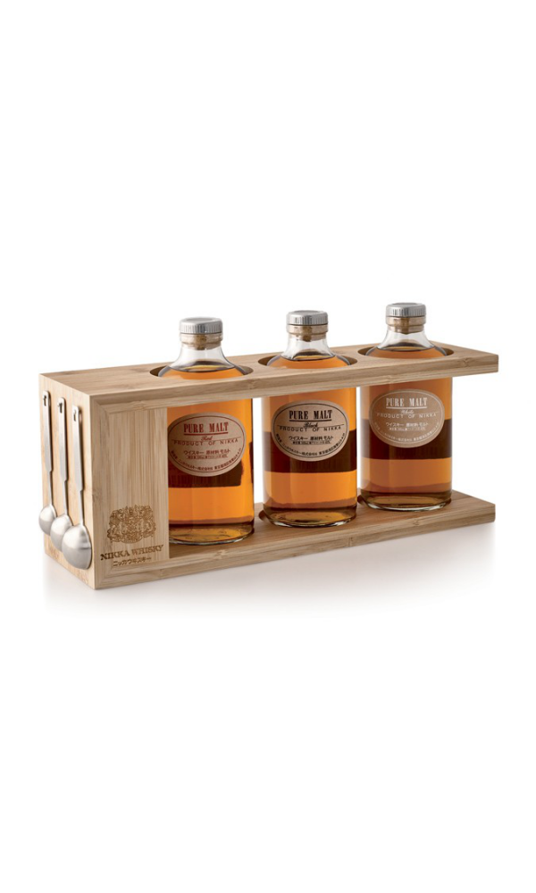 Nikka Pure Malt Spice Rack - 3x50cl Set