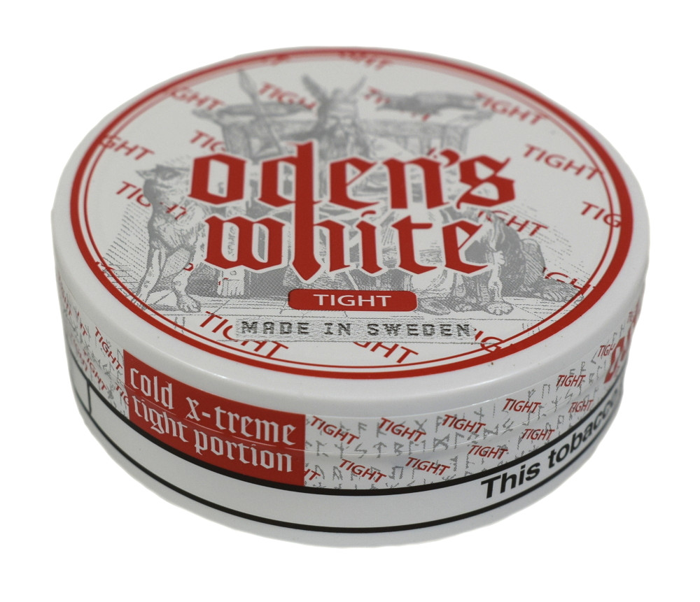 Odens Cold Extreme White Tight Portion Chewing Tobacco Bag - 1 Tin