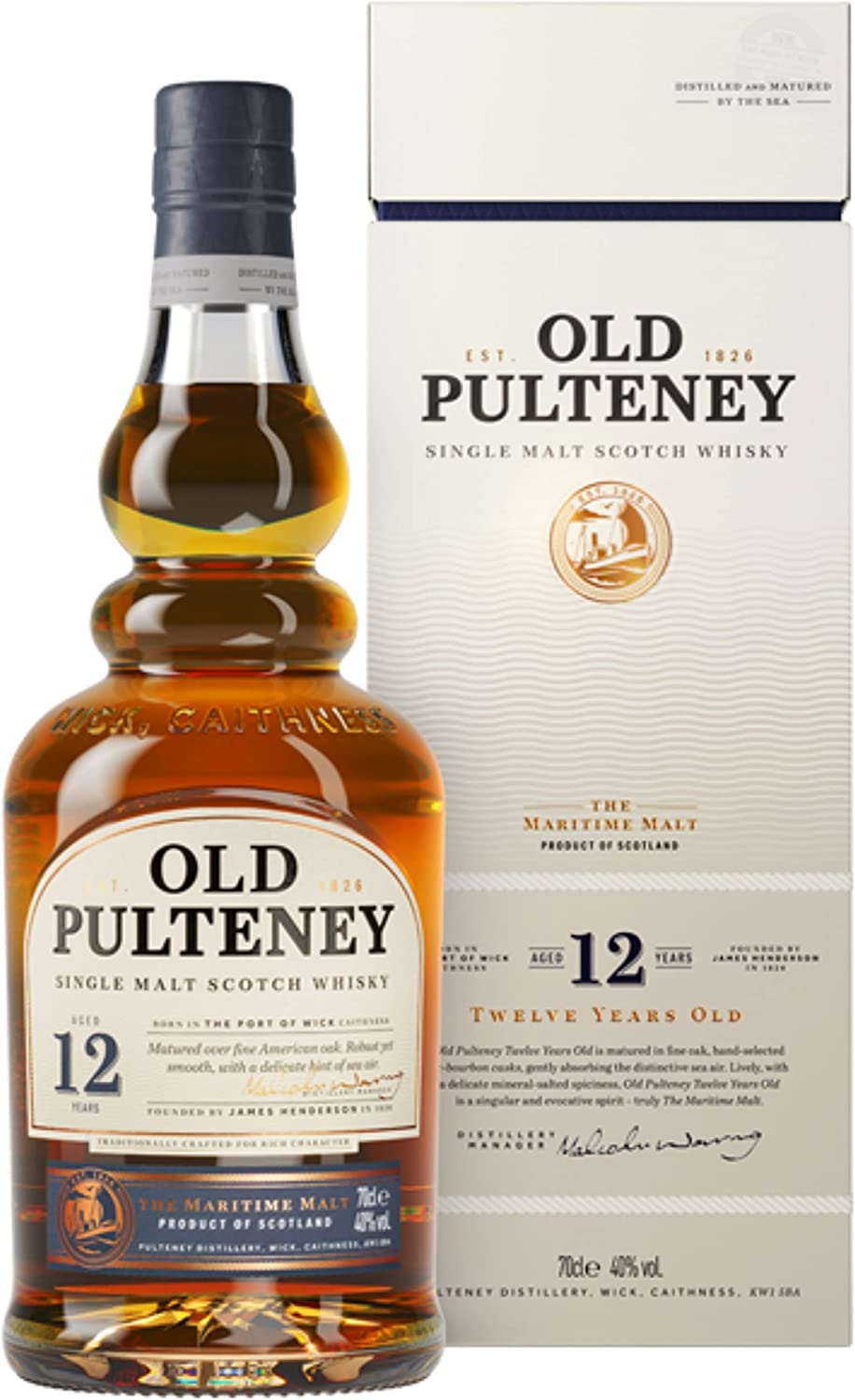 Old Pulteney 12 Year Old - 40% 70cl