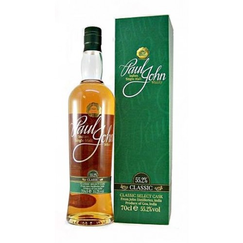 Paul John Classic Select Cask Single Malt Whisky - 70cl 55.2%