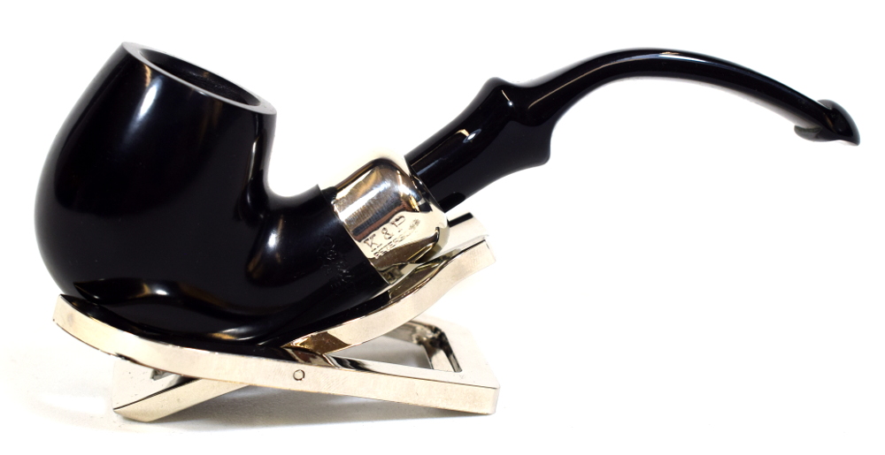 Peterson Standard System Ebony 314 Nickel Mounted P Lip Pipe (PE1088)