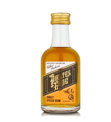 Pirates Grog Honey Spiced Rum Miniature - 37.5% 5cl