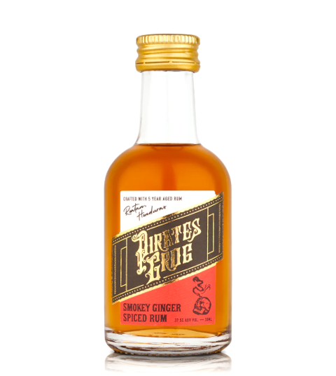 Pirates Grog Smokey Ginger Spiced Rum Miniature - 37.5% 5cl