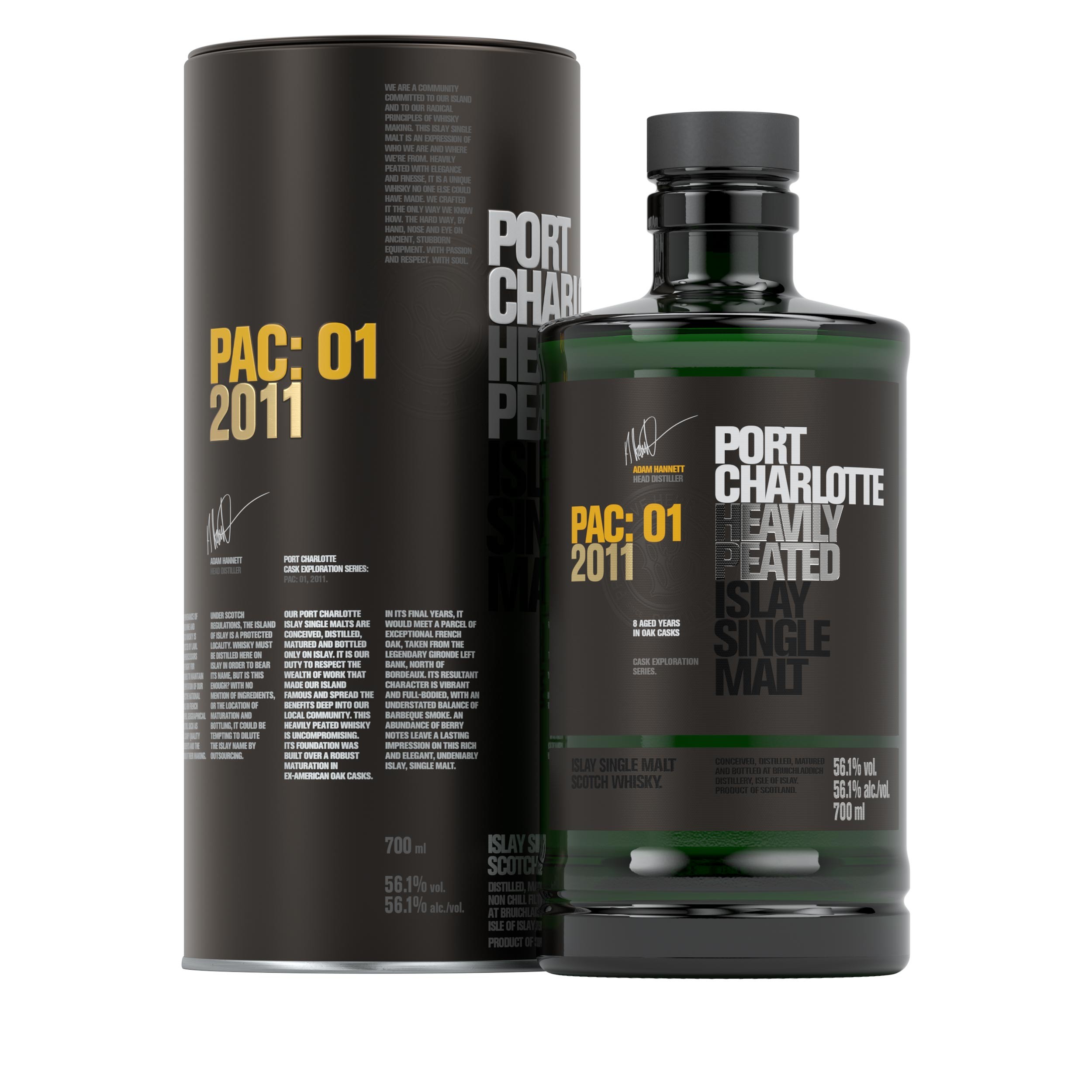 Bruichladdich Port Charlotte PAC:01 2011 - 56.1% 70cl