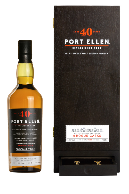 Port Ellen 40 Year Old 1983 9 Rogue Casks - 50.9% 70cl