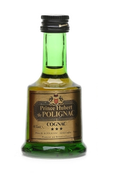 Prince Hubert de Polignac Three Stars Cognac Miniature - 5cl 70 Proof