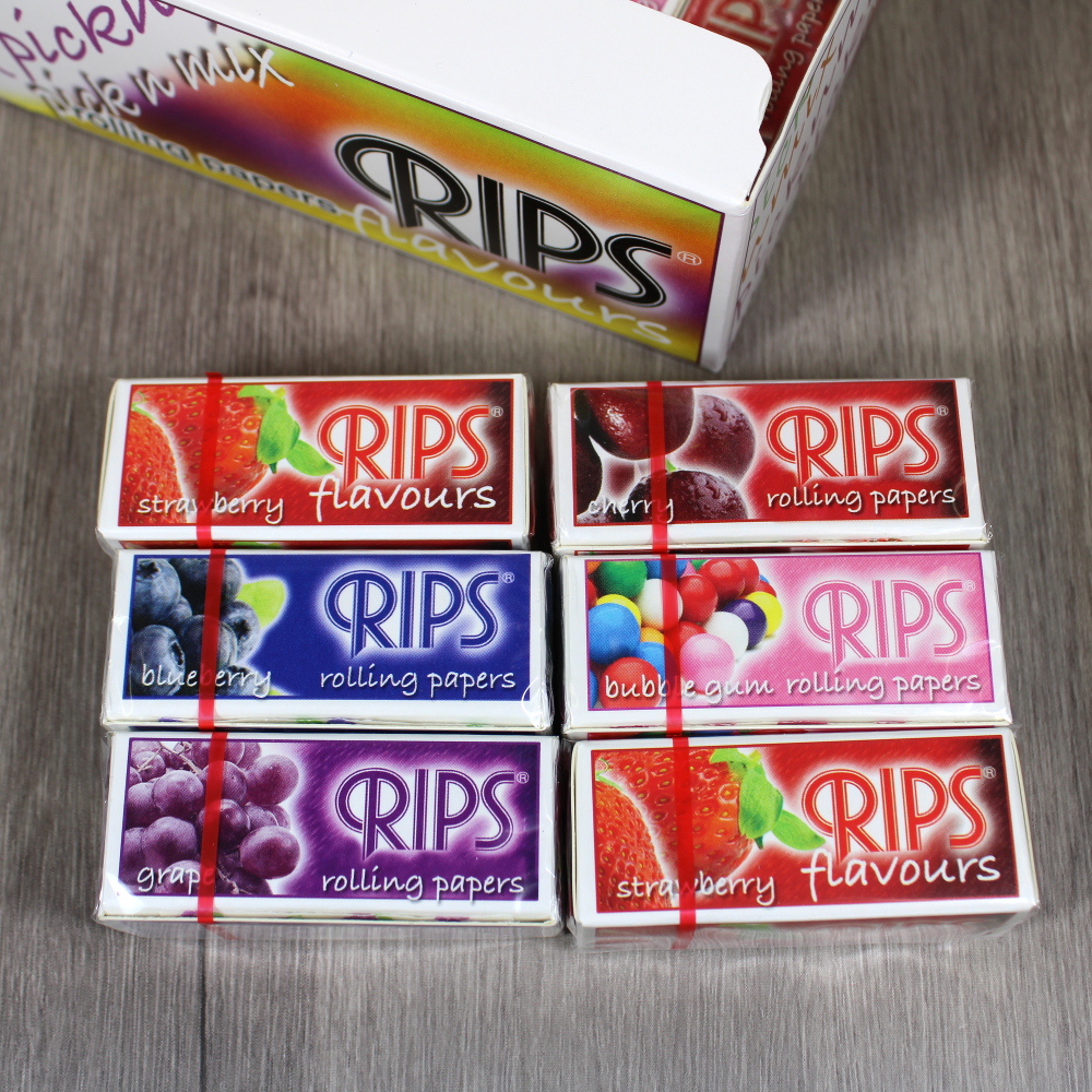 Rips Rolling Paper Flavoured Pick & Mix 24 Pack 