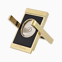 ST Dupont Cigar Cutter & Cigar Stand - Black & Gold