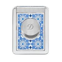 ST Dupont Cigar Cutter & Cigar Stand - Alhambra Blue & Chrome