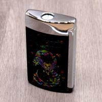 ST Dupont Lighter - Maxijet - Dragon - Black