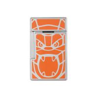 ST Dupont Lighter - Biggy - Orlinski Kong - Orange & Chrome