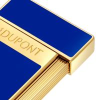 ST Dupont Lighter - Biggy - Blue & Gold