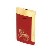 ST Dupont Lighter - Slim 7 Flat Flame Torch - CNY 2026 Red Horse